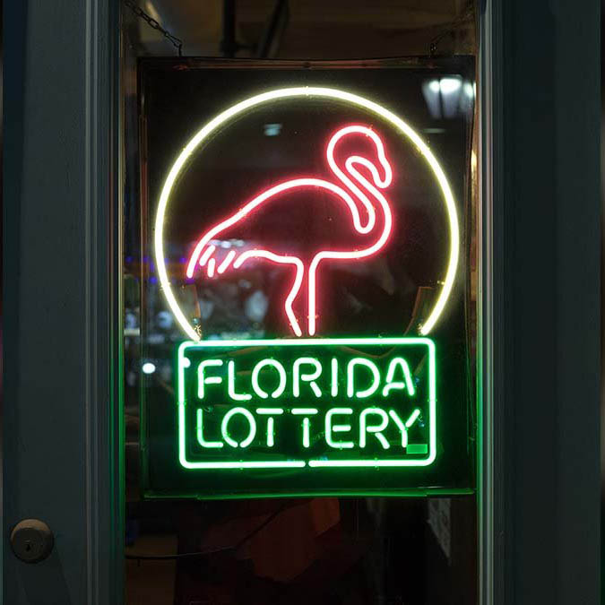 Florida Lottery Sign