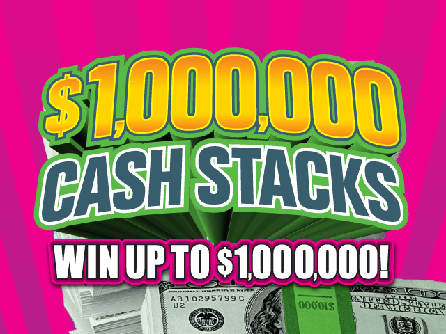 $1,000,000 Cash Stacks ticket