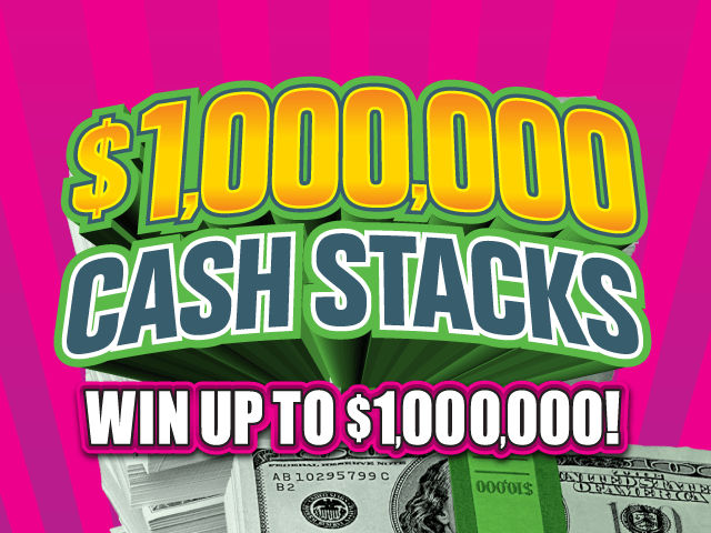 $1,000,000 Cash Stacks Florida Lottery scratch-off ticket