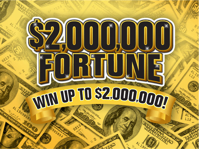 $2,000,000 Fortune Florida Lottery scratch-off ticket
