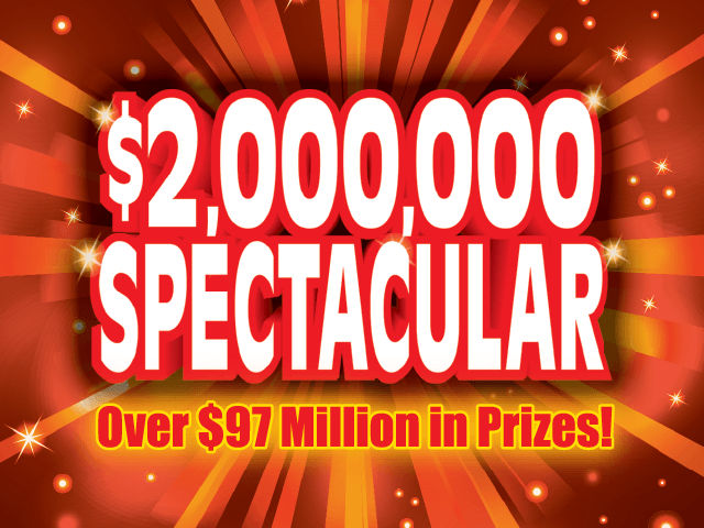 $2,000,000 SPECTACULAR scratcher ticket