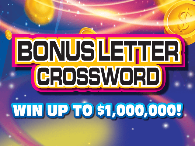 Bonus Letter Crossword ticket