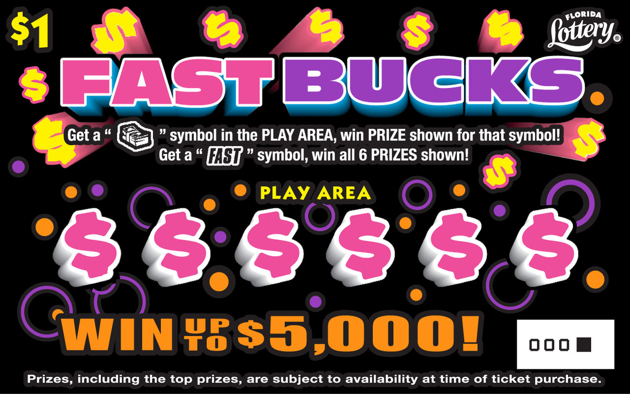 FL Lottery - Fast Bucks (#1540) - scratch off odds