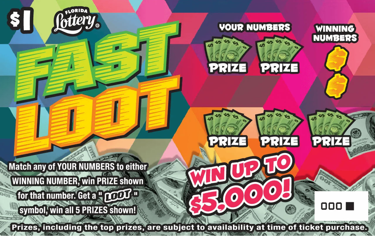 FL Lottery - FAST LOOT (#1570) - scratch off odds