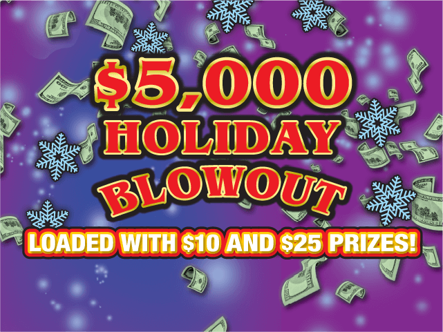 $5,000 Holiday Blowout ticket