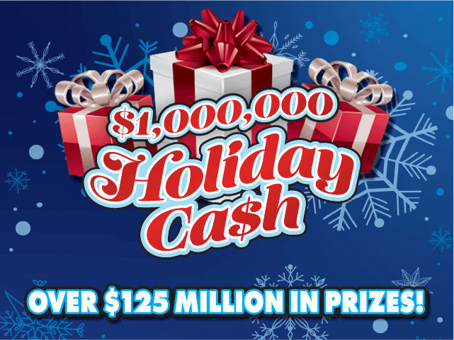 $1,000,000 HOLIDAY CA$H ticket