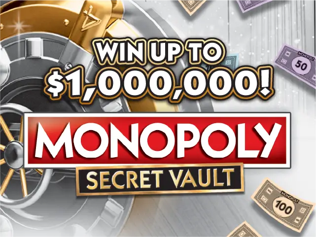 MONOPOLY™ SECRET VAULT  ticket