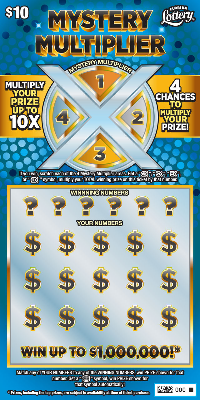 FL Lottery - Mystery Multiplier (#7025) - scratch off odds