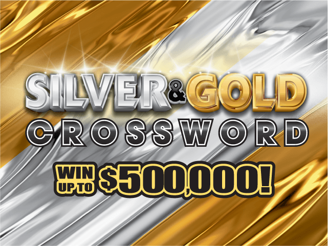 Silver & Gold Crossword ticket