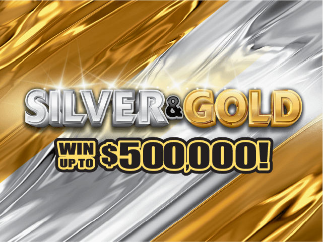 Silver & Gold Crossword Florida Lottery scratch-off ticket