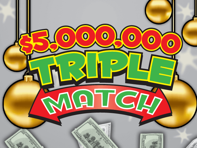 $5,000,000 Triple Match ticket