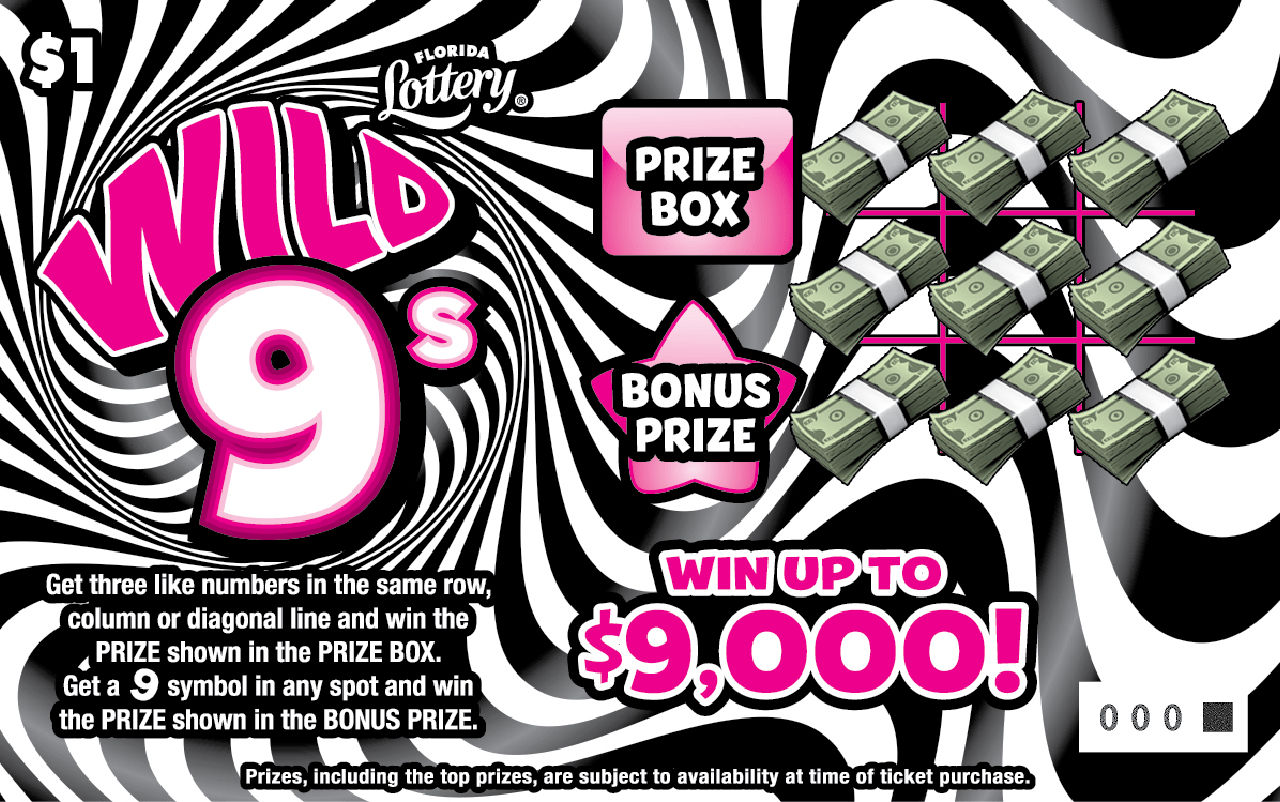 WILD 9S scratch-off from Florida Lottery