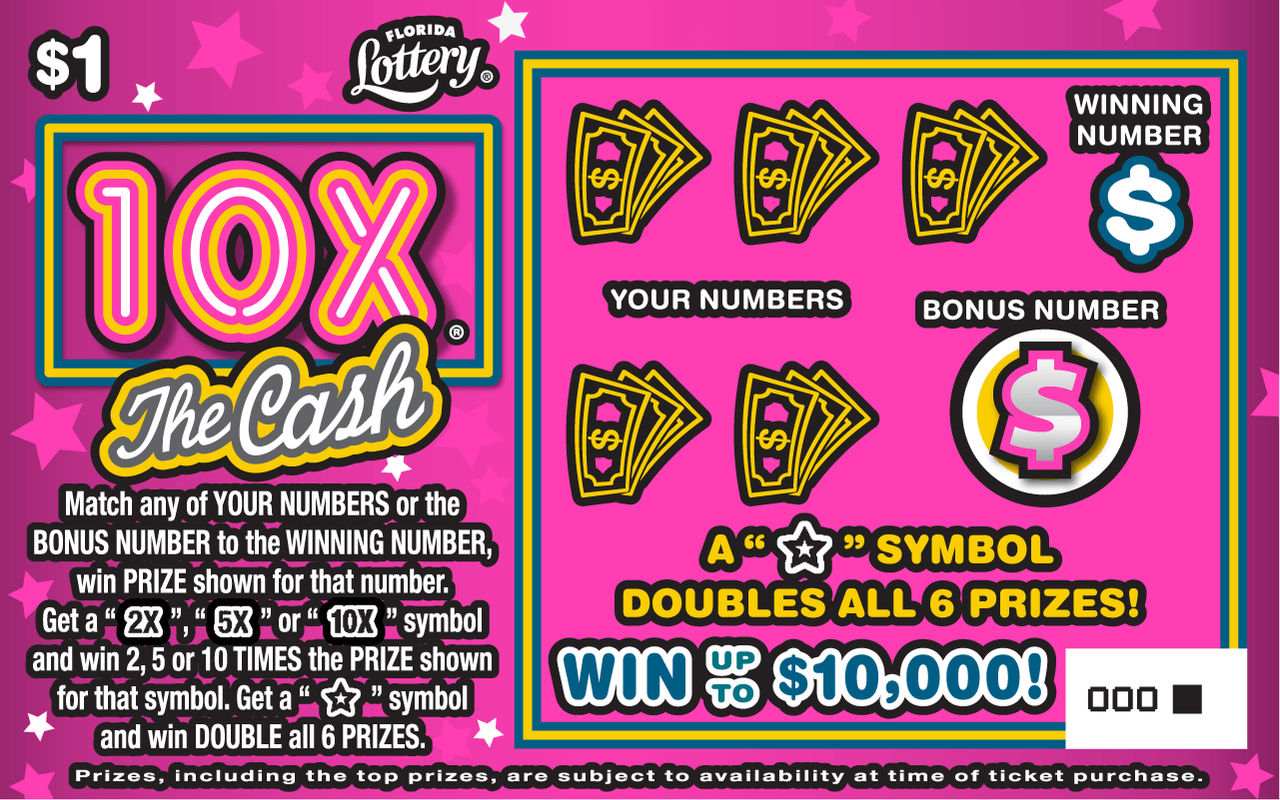 FL Lottery - 10X the Cash (#1551) - scratch off odds