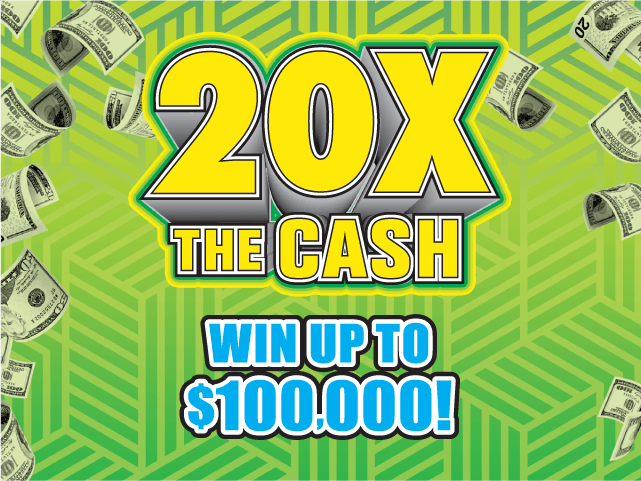 20X THE CASH ticket