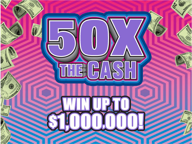 50X THE CASH ticket