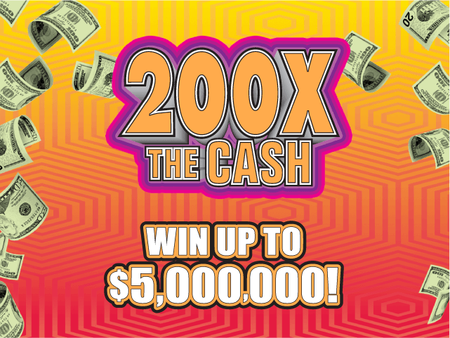 200X THE CASH ticket