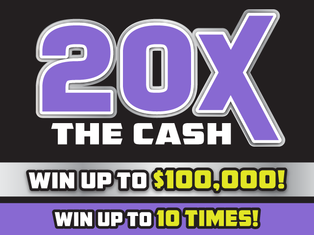 20X the Cash ticket