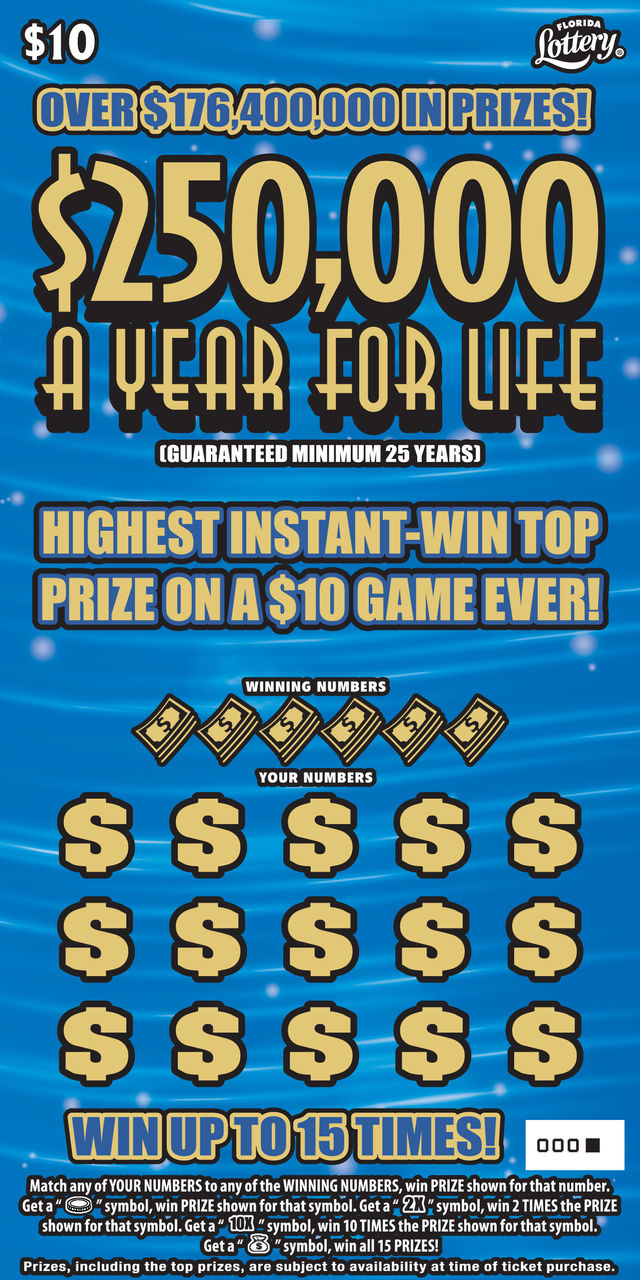 Lotto win sale for life results